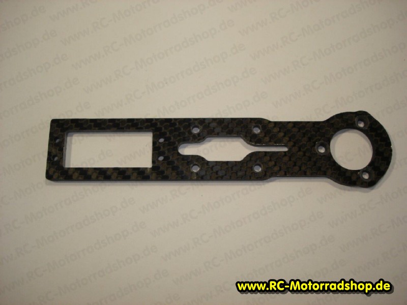 E004: Halteplatte Lenkkopf CFK oben für Servo 35x15mm NF EVO E004