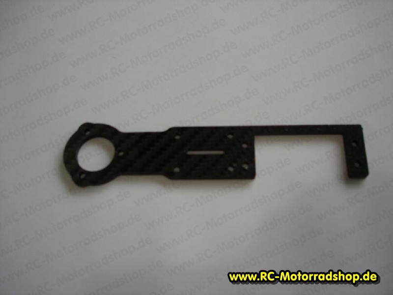 E092: Halteplatte Lenkkopf CFK oben für Servo 40x20mm NF EVO E092