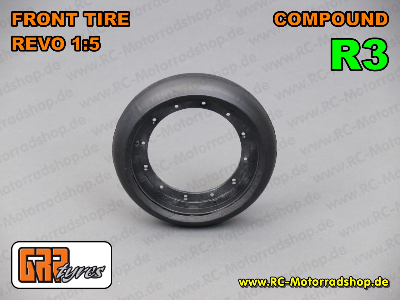 GRY12-R3: GRP 1:5 Bike-Reifen REVO Slick vorne - Compound R3 (Soft) GRY12-R3