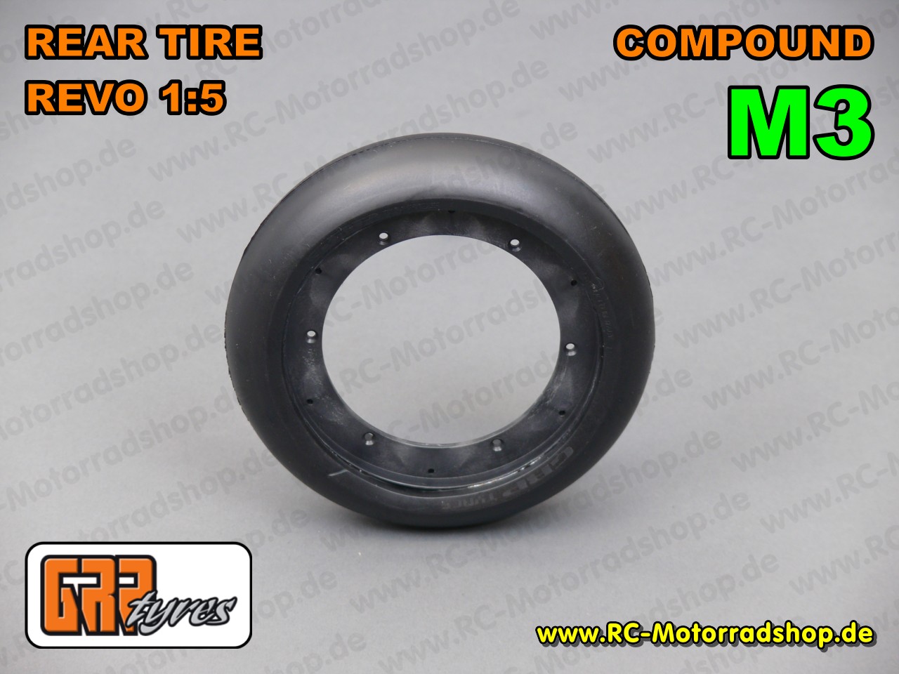 GRY22-M3: GRP 1:5 Bike-Reifen REVO Slick hinten - Compound M3 (SuperSoft) GRY22-M3
