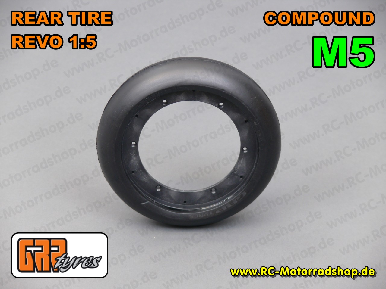 GRY22-M5: GRP 1:5 Bike-Reifen REVO Slick hinten - Compound M5 (Soft) GRY22-M5