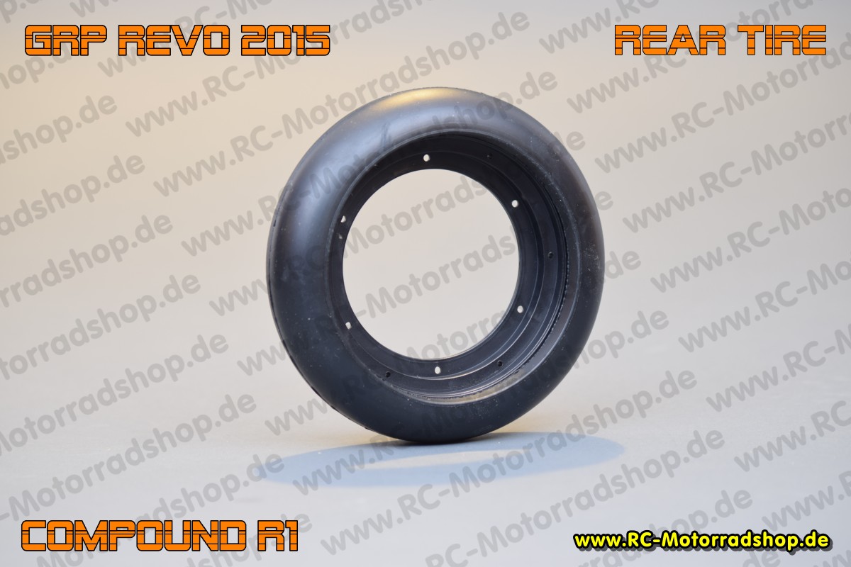 GRY22-R1: GRP 1:5 Bike-Reifen REVO Slick hinten - Compound R1 (SuperSoft Rain) GRY22-R1