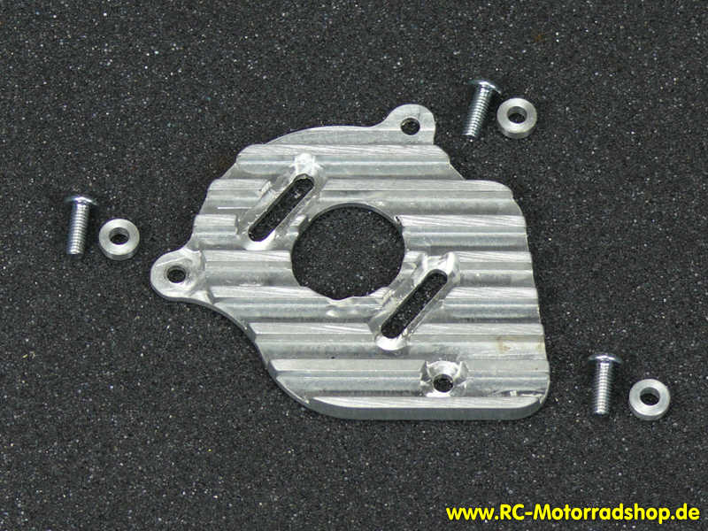 KP-BS38: KP Designs Motorbefestigung Alu mit Kühlrippen für KP-07 Chassis Kits KP-BS38
