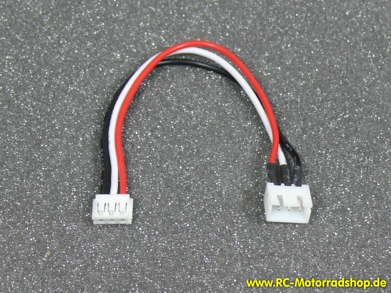 LAK-06: LiPo-Adapterkabel XH-Stecker <=> EH-Buchse (3 pol.) LAK-06
