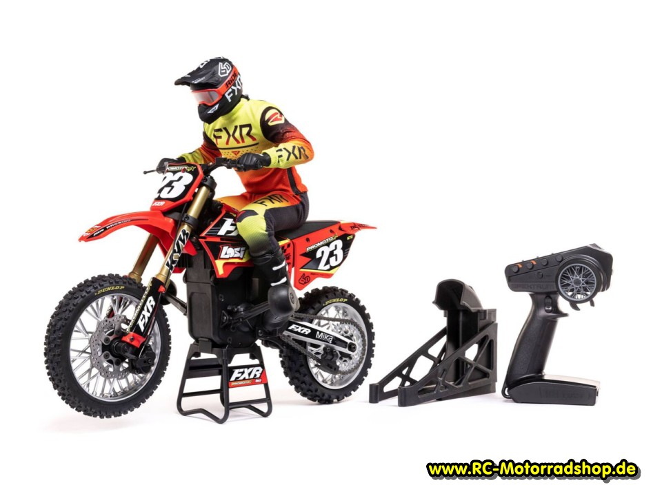 LOS06000T1: LOSI Promoto-MX 1/4 RTR, FXR rot LOS06000T1