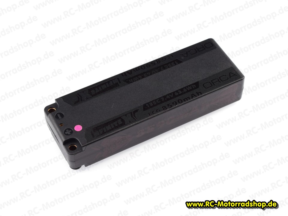 LP21BL2S86T: Hardcase-Lipo ORCA INFINITE X 7.4V - 8590mAh - 135C - 63,6Wh LP21BL2S86T