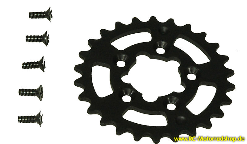 M59512: Kettenrad hinten Kunststoff 26Z. für Anderson 1/5 EP Motorace M59512