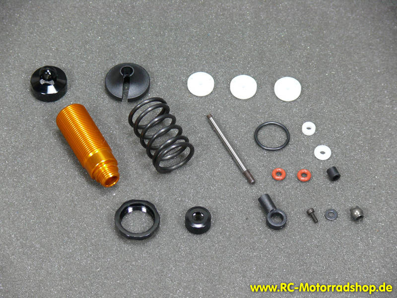 M5S9524: Hydraulischer Hinterraddämpfer mit Alugehäuse für Anderson 1/5 EP Motorace M5S9524