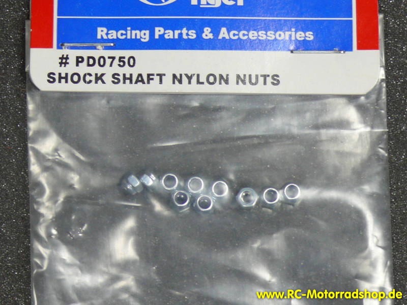 PD0750: Stopmuttern M2.6 silber (10) PD0750