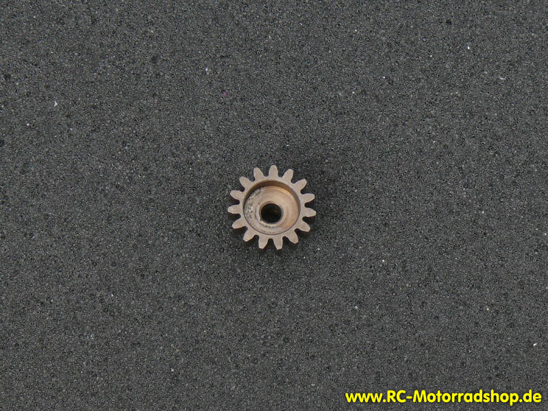 RW3215: Motorritzel Stahl 32DP - 15Z. für 3,17mm Motorwelle RW3215