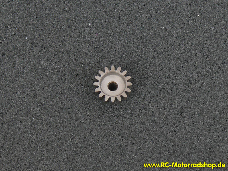 RW3216: Motorritzel Stahl 32DP - 16Z. für 3,17mm Motorwelle RW3216