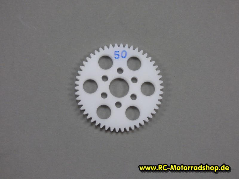 RW32BJ50: Delrin Hauptzahnrad 32DP gefräst - 50Z. (mit 9,5mm Bohrung) RW32BJ50