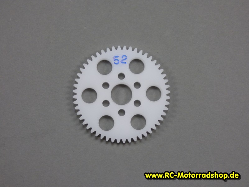 RW32BJ52: Delrin Hauptzahnrad 32DP gefräst - 52Z. (mit 9,5mm Bohrung) RW32BJ52