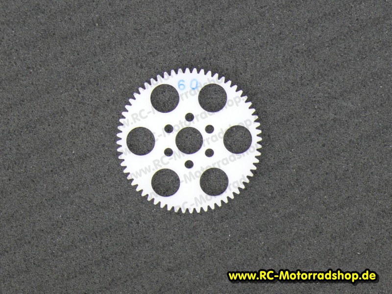 RW32BJ60: Delrin Hauptzahnrad 32DP gefräst - 60Z. (mit 9,5mm Bohrung) RW32BJ60