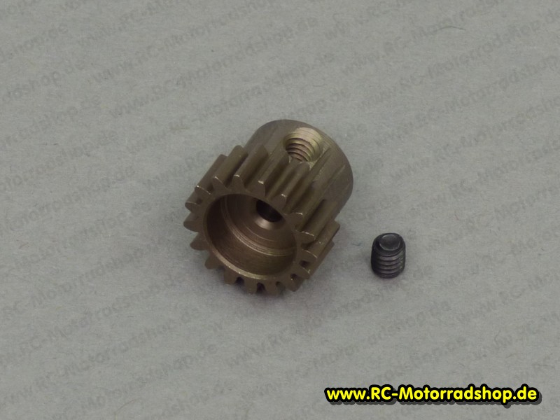 RW4817STM: Motorritzel Stahl 48DP - 17Z. für 2,0mm Motorwelle RW4817STM