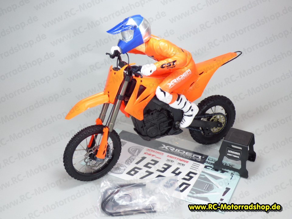 SAG-ARR-RD: X-Rider 1:4 Cross-Motorrad SAGITTARIUS ARR rot mit elektr. Gyro SAG-ARR-RD