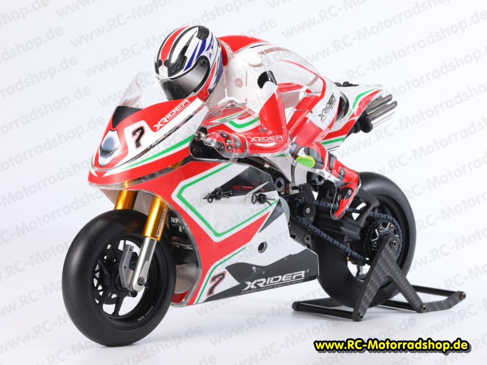 SATURN-SSA: 1:8 Motorradmodell X-RIDER SATURN mit Einarmschwinge (vormontiert / 5160 kV Brushless) SATURN-SSA