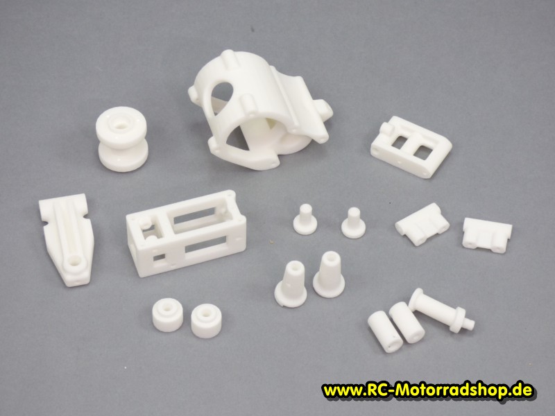 SP-040: SLS Chassis-Teilesatz Shapeways für BP8 Bike Projekt 1:8 von Bastelpeter SP-040