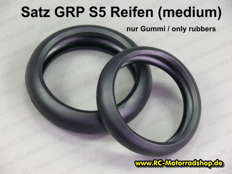 SP-057: Satz GRP S5 Reifen (medium) - nur Gummi / only rubbers - für RG & NF SP-057