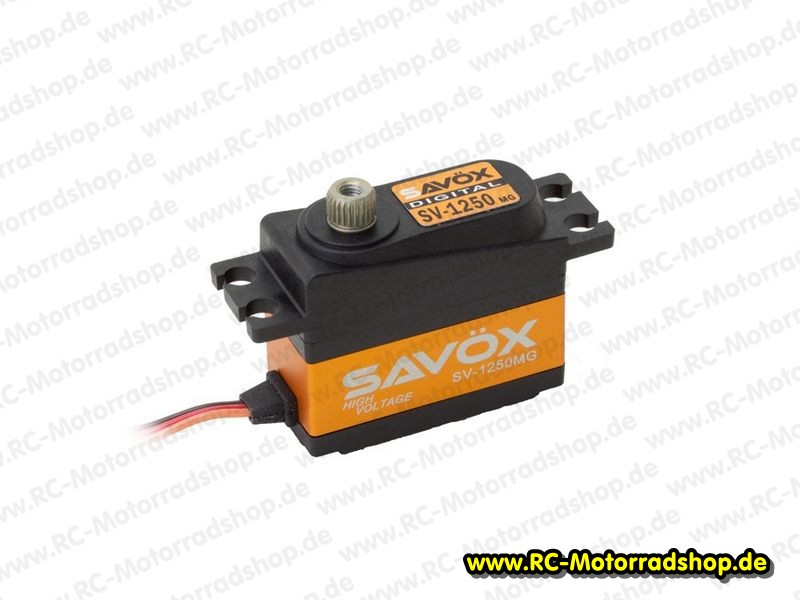 SV-1250MG: Midi Digital HV Servo SAVÖX SV-1250MG (7,4V) SV-1250MG