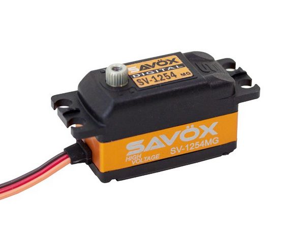 SV-1254MG: Low-Profile Digital HV Servo SAVÖX SV-1254MG (7,4V) SV-1254MG