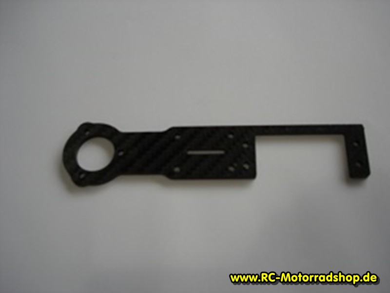 T092: Halteplatte Lenkkopf CFK oben für Servo 40x20mm NF T15 T092