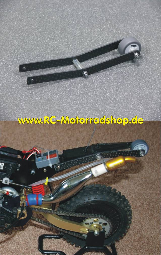 WB-01: Wheelie-Bar für 1:4 Modelle von AR Racing / X-Rider / REELY WB-01