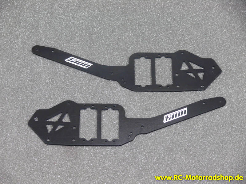 X509502: NF Hauptrahmen SF-509 RACING Nitro Alu schwarz eloxiert X509502