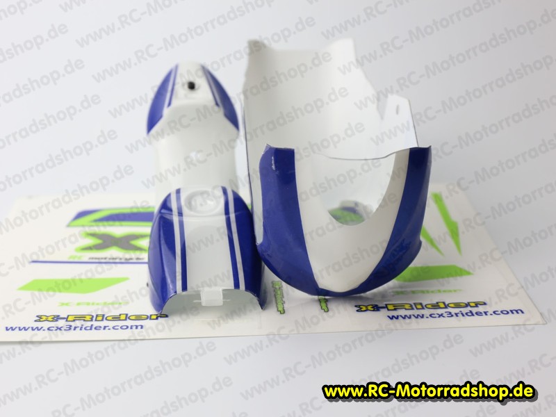 XR-A2030YB02: Verkleidung blau/weiß/grün X-RIDER CX3-II XR-A2030YB02