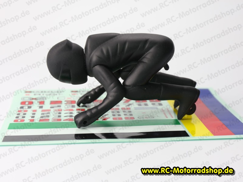 XR-A2037BK: Fahrerpuppe schwarz X-RIDER CX3-II XR-A2037BK