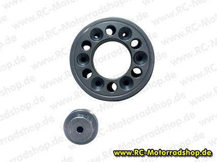 XR8123: Satz Riemenräder (2) vorne und hinten (Endantrieb) X-RIDER SATURN XR8123