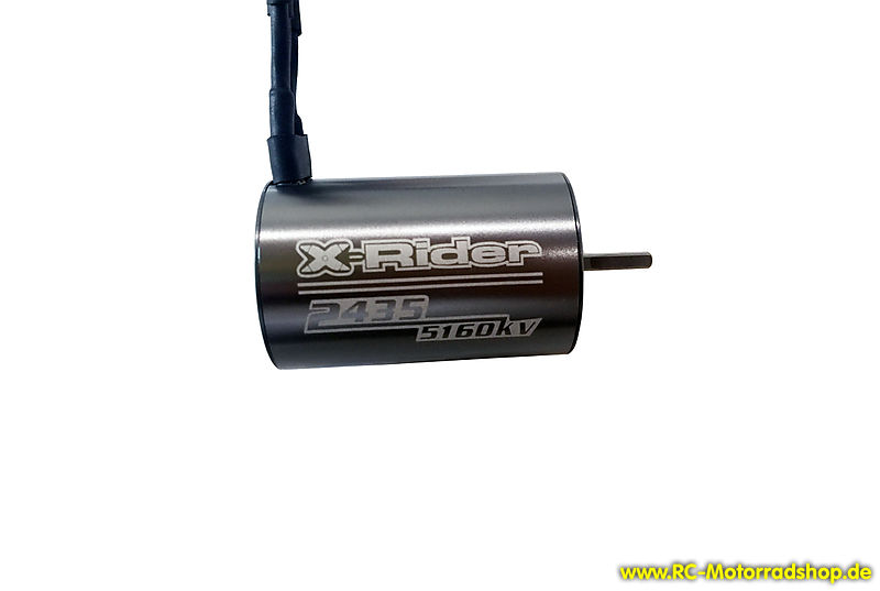 XR8144DG: Brushless Motor Typ 2435 - 5160 kV - dunkelgrau X-RIDER SATURN / MARS XR8144DG