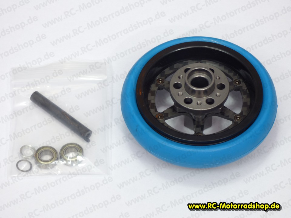 XR8167: Felge hinten + Felgenstern + Nabe + Achse + Einlage + Kugellager (no Gyro) X-RIDER SATURN XR8167