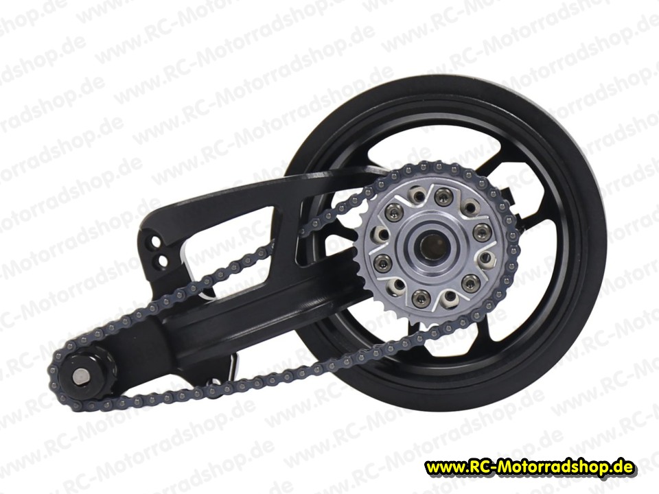 XR8192DG: Upgrade-Kit Einarmschwinge Aluminium grau für X-RIDER SATURN / CAFE RACER XR8192DG