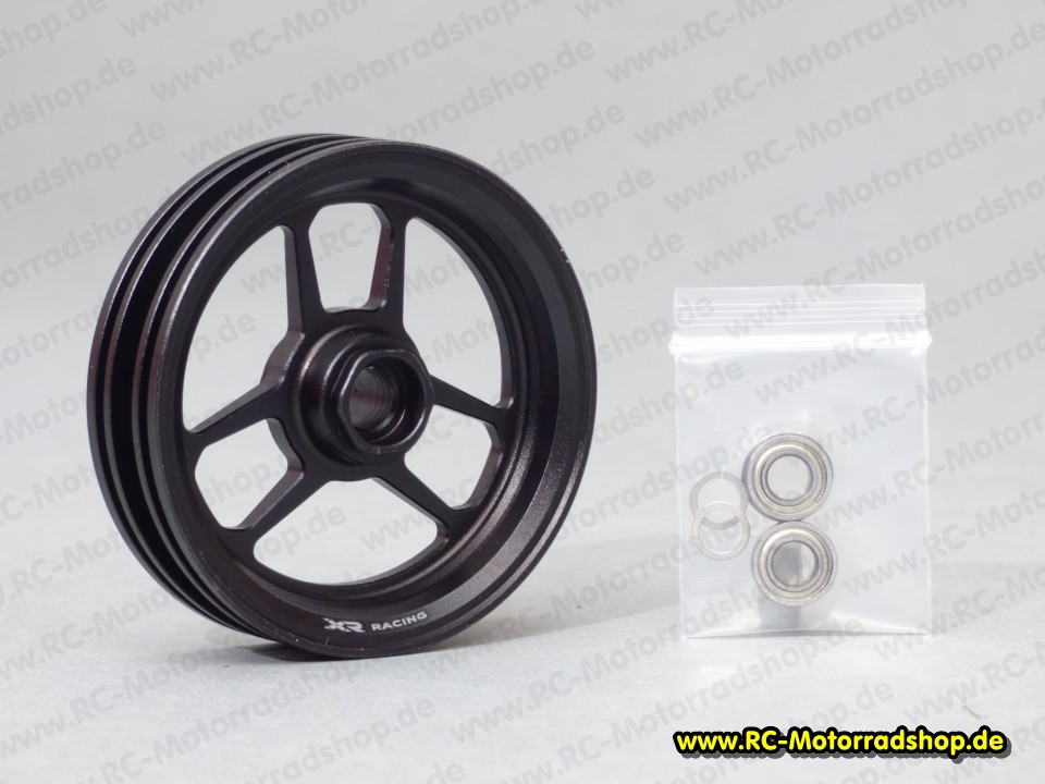 XR8195: Vorderradfelge Aluminium schwarz X-RIDER SATURN / MARS XR8195