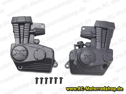 XR8206: Motor-Attrappe 2-teilig X-RIDER CAFE RACER XR8206