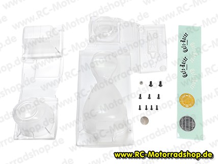 XR8220: Verkleidung unlackiert + Decals X-RIDER CAFE RACER XR8220