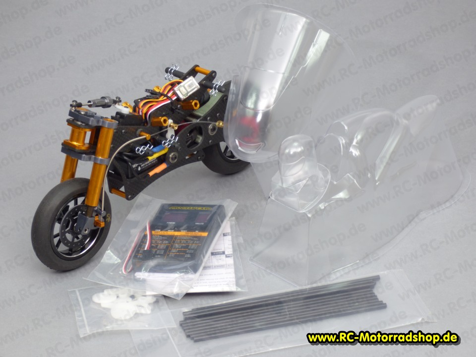Z-218B: Motorradmodell Z-218B im Maßstab 1:8 von ZH-Racing (inkl. Brushless-Set + 2 Servos) Z-218B