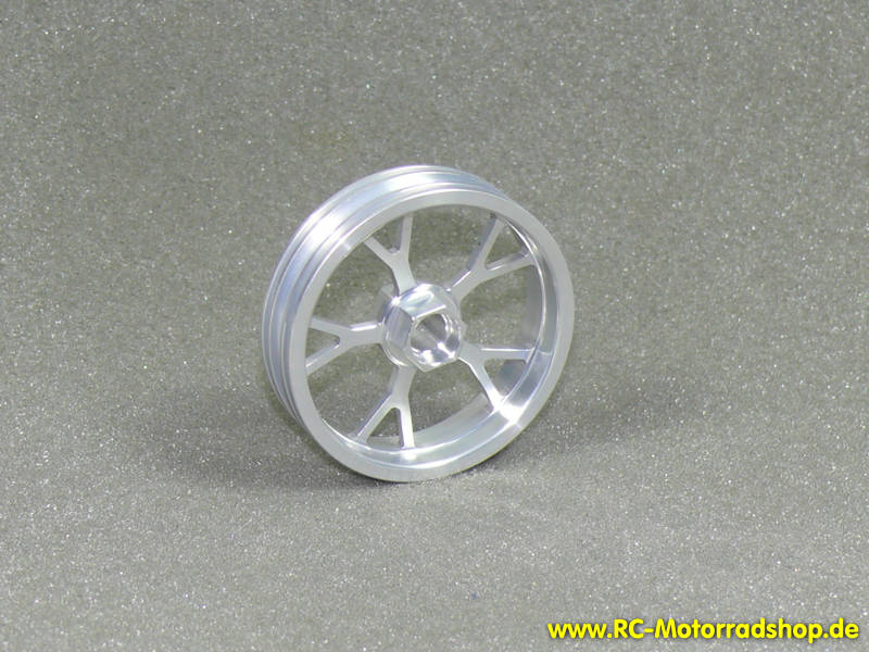 ZH-PD8012-01: Felge vorne Alu silber blank für OTO T-258 / ZH Racing Z-201B / Z-203B ZH-PD8012-01