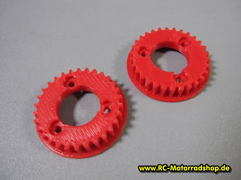 ZH-PD8322-30: Riemenrad 30Z. (rot) hinten ZH 1:8 ZH-PD8322-30