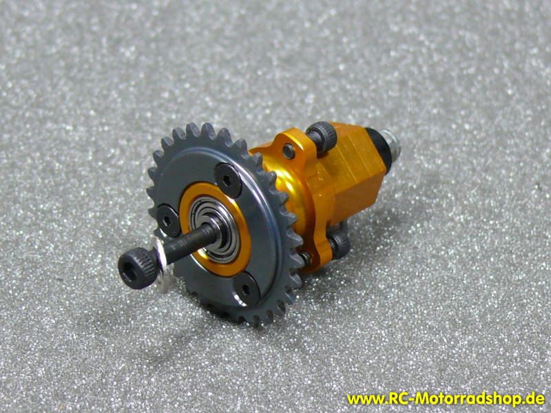 ZH-TT01: Radmitnehmer/Kettenrad Alu 28Z. für Venom GPV-1 ZH-TT01